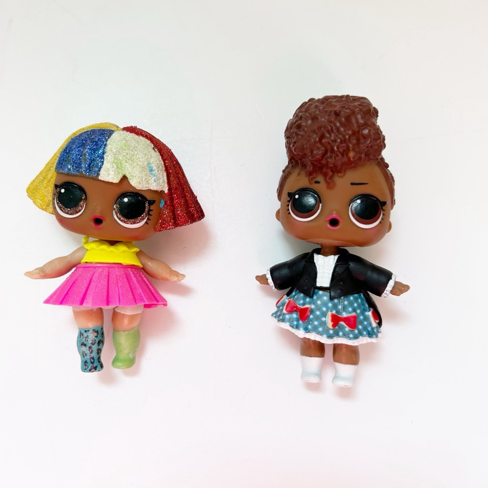 Lot of two LOL Dolls Confetti Pop School Dance Big Sister All Star Sports Series